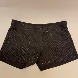Umgee Dark Brown Studded High Waist Shorts